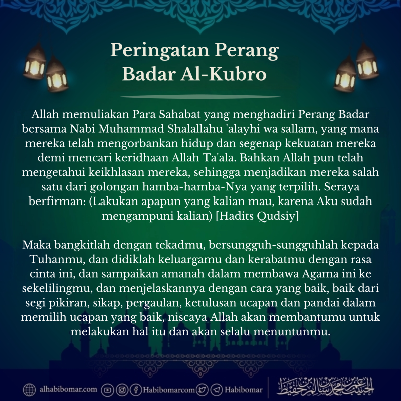 Peringatan Perang Badar Al-Kubro