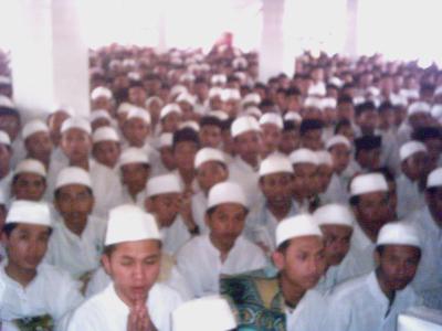 جانب من الحضور بمعهد نهضة الوطن