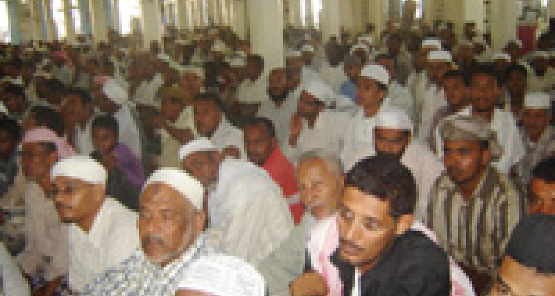 جانب من الحضور في عقد النكاح جانب من الحضور في عقد النكاح