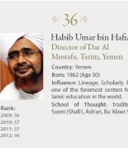 الحبيب عمر ضمن الـ 50 شخصية إسلامية مؤثرة في العالم