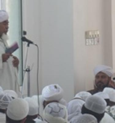 الوعظ والتذكير في حولية الحبيب العلامة سالم بن حفيظ بمنطقة مشطة